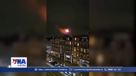 Hỏa hoạn phá hủy nhà thờ lịch sử ở Hà Lan