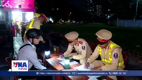 Xử lý hơn 3.200 trường hợp vi phạm nồng độ cồn ngày đầu năm