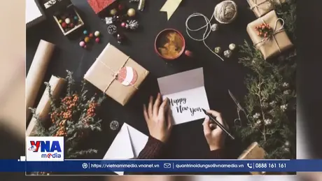 Nét đẹp từ những tấm thiệp chúc mừng năm mới