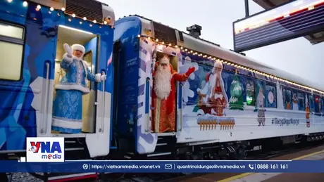 Chuyến tàu của Ông già Tuyết đã đến Moskva