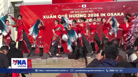 Lan tỏa hương sắc Tết Việt giữa lòng Osaka, Nhật Bản