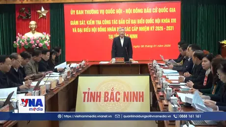 Đoàn Kiểm tra Trung ương giám sát công tác bầu cử tại Bắc Ninh