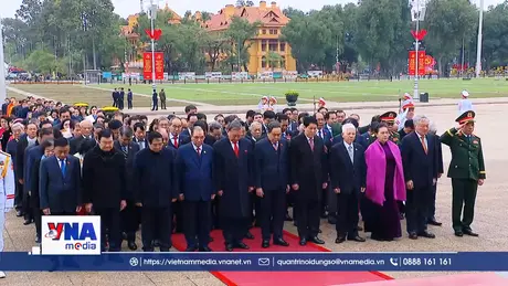 Lãnh đạo Đảng, Nhà nước vào Lăng viếng Chủ tịch Hồ Chí Minh