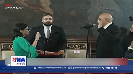Tổng thống lâm thời Venezuela tuyên thệ nhậm chức