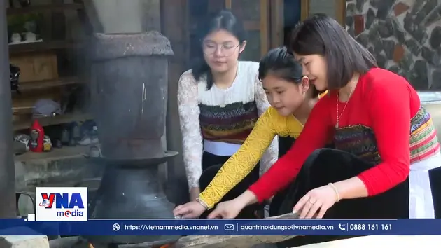 Lễ mừng cơm mới của đồng bào dân tộc Thái ở Phú Thọ﻿