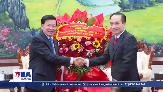 Việt Nam chúc mừng Đại hội Đại biểu toàn quốc XII của Đảng Nhân dân Cách mạng Lào
