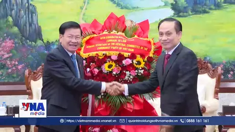Việt Nam chúc mừng Đại hội Đại biểu toàn quốc XII của Đảng Nhân dân Cách mạng Lào