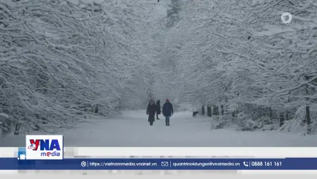 Đức chìm trong băng tuyết