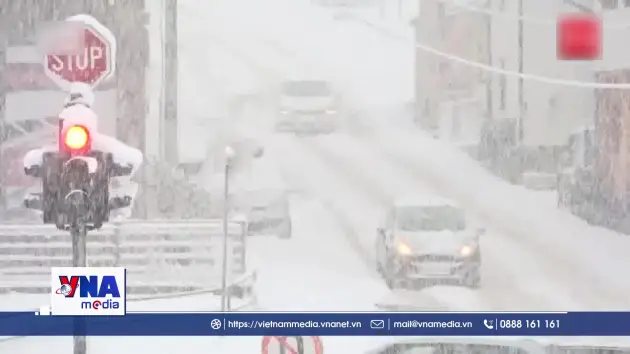 Châu Âu chật vật trong băng tuyết