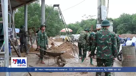 Thần tốc xây mái ấm cho người dân đón Tết