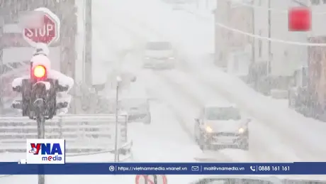 Châu Âu chật vật trong băng tuyết