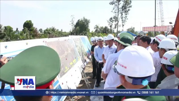 Bộ trưởng Bộ Xây dựng kiểm tra cao tốc Cà Mau – Cái Nước