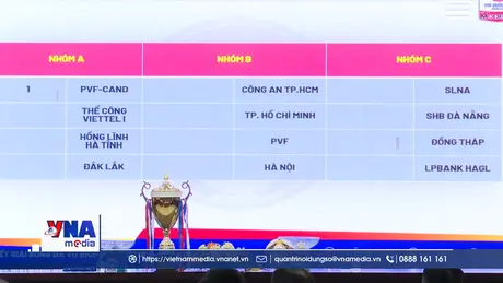 12 đội bóng tranh tài tại Vòng chung kết U19 quốc gia 2025/26