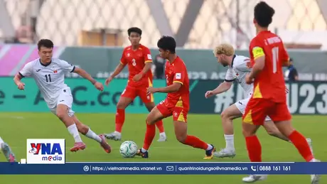 Thắng kịch tính U23 Kyrgyzstan, U23 Việt Nam rộng của vào tứ kết