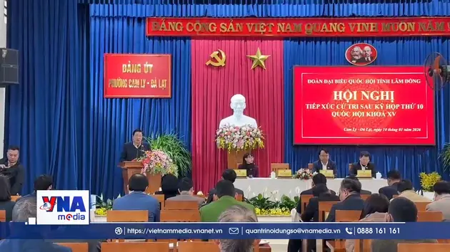 Trưởng Ban Nội chính Trung ương tiếp xúc cử tri tại Lâm Đồng