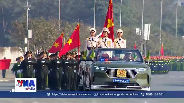 Lễ xuất quân và diễn tập phương án bảo vệ Đại hội Đảng