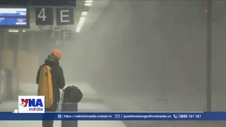 Nhiều nước châu Âu thiệt hại nghiêm trọng do bão mùa Đông