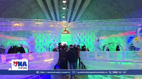 Kỳ thú lễ hội câu cá trên băng ở Hàn Quốc