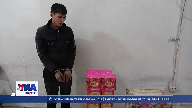 Cao Bằng bắt đối tượng vận chuyển pháo trái phép