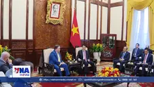 Chủ tịch nước Lương Cường tiếp Đại sứ Hoa Kỳ đến chào từ biệt