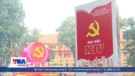 Hà Nội rực rỡ trước thềm Đại hội Đảng