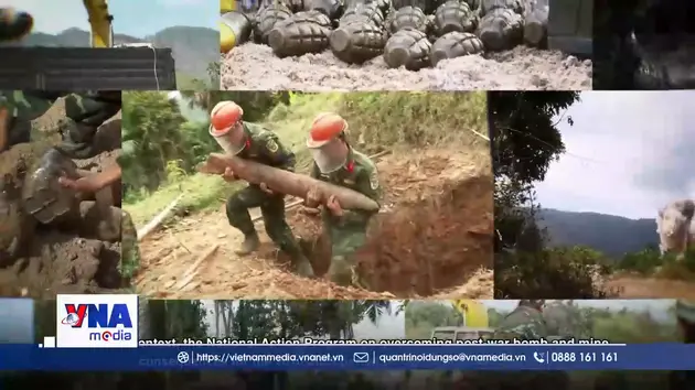 Đến năm 2045, làm sạch toàn bộ đất bị ô nhiễm do chiến tranh