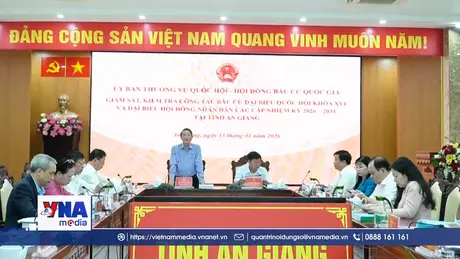 Phó Chủ tịch Quốc hội kiểm tra công tác bầu cử tại An Giang