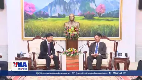 Thường trực Ban Bí thư Lào tiếp Thứ trưởng Bộ Ngoại giao Việt Nam