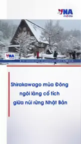 Shirakawago mùa Đông – ngôi làng cổ tích giữa núi rừng Nhật Bản
