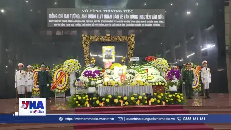 Lễ tang Đại tướng, Anh hùng Lực lượng Vũ trang Lê Văn Dũng