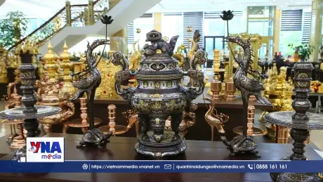 Làng nghề đúc đồng hơn 900 năm tuổi đỏ lửa những ngày giáp Tết