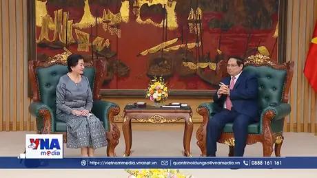 Thủ tướng tiếp Đại sứ Campuchia đến chào từ biệt