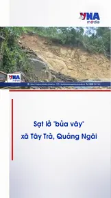 Sạt lở “bủa vây” xã Tây Trà, Quảng Ngãi
