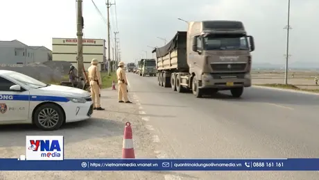 Tăng cường xử lý xe quá khổ, quá tải dịp giáp Tết Nguyên đán