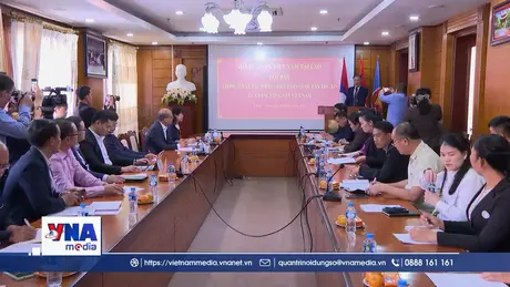 Đại sứ quán Việt Nam tại Lào Họp báo thông tin về Đại hội XIV