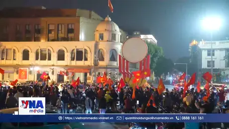 Hà Nội không ngủ ăn mừng Việt Nam vào bán kết U23 châu Á