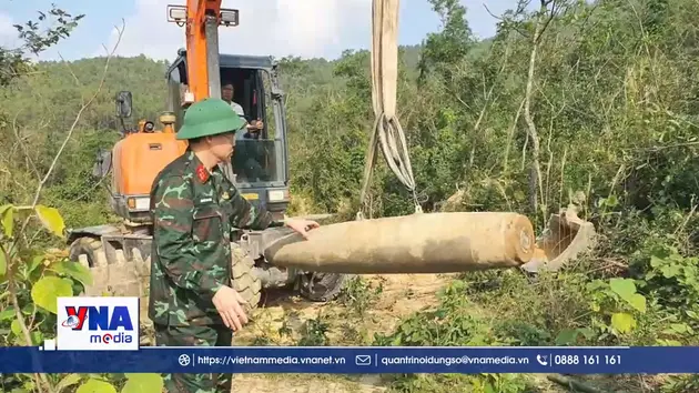 Hủy nổ thành công quả bom nặng 250kg
