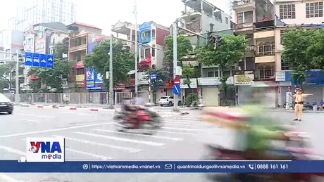 Phân luồng giao thông chương trình nghệ thuật chào mừng Đại hội Đảng XIV