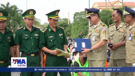 Tiếp nhận hơn 160 công dân Việt Nam do lực lượng chức năng Campuchia trao trả