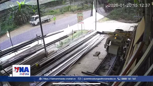 Quảng Trị: Thượng uý Cảnh sát giao thông bị thương khi làm nhiệm vụ