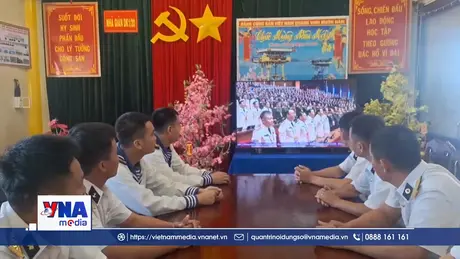 Cán bộ chiến sĩ Lữ đoàn DK1 hướng về Đại hội Đảng lần thứ XIV