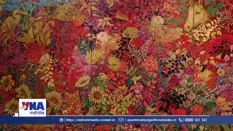 ‘Mộng nhiệt đới': Khu vườn cảm xúc của hội họa sơn mài đương đại