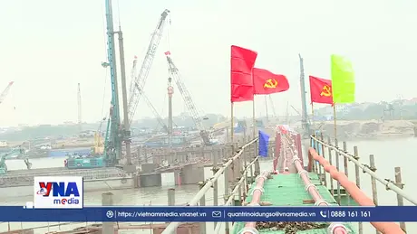 Nhịp đập công trường, khát vọng phát triển đất nước