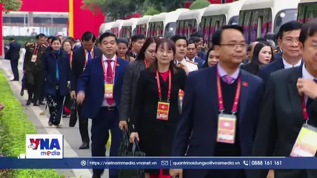 Đại hội XIV của Đảng bắt đầu ngày làm việc chính thức thứ ba