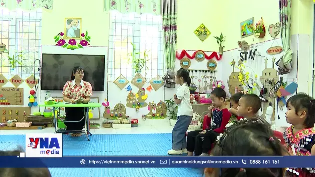Tăng cường tiếng Việt cho trẻ mầm non vùng cao biên giới Pa Tần Lai Châu