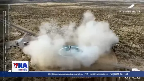 Blue Origin hoàn thành sứ mệnh vào không gian