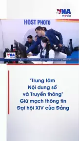 Trung tâm Nội dung số và Truyền thông - Giữ mạch thông tin Đại hội XIV của Đảng