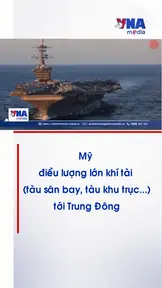 Mỹ điều 132.000 tấn khí tài tới Trung Đông