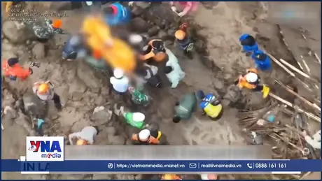 Indonesia tìm kiếm hơn 80 người mất tích trong vụ lở đất tại Tây Java