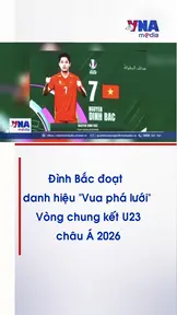 Đình Bắc đoạt danh hiệu 